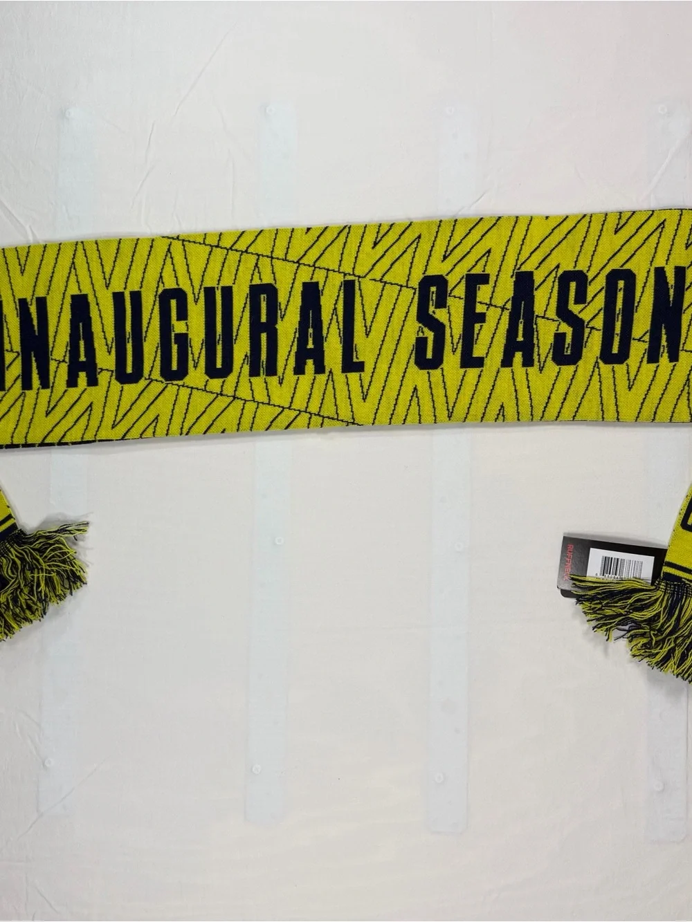 Ruffneck Nashville SC Soccer Scarf 2020 Inaugural Season MLS Yellow Navy New